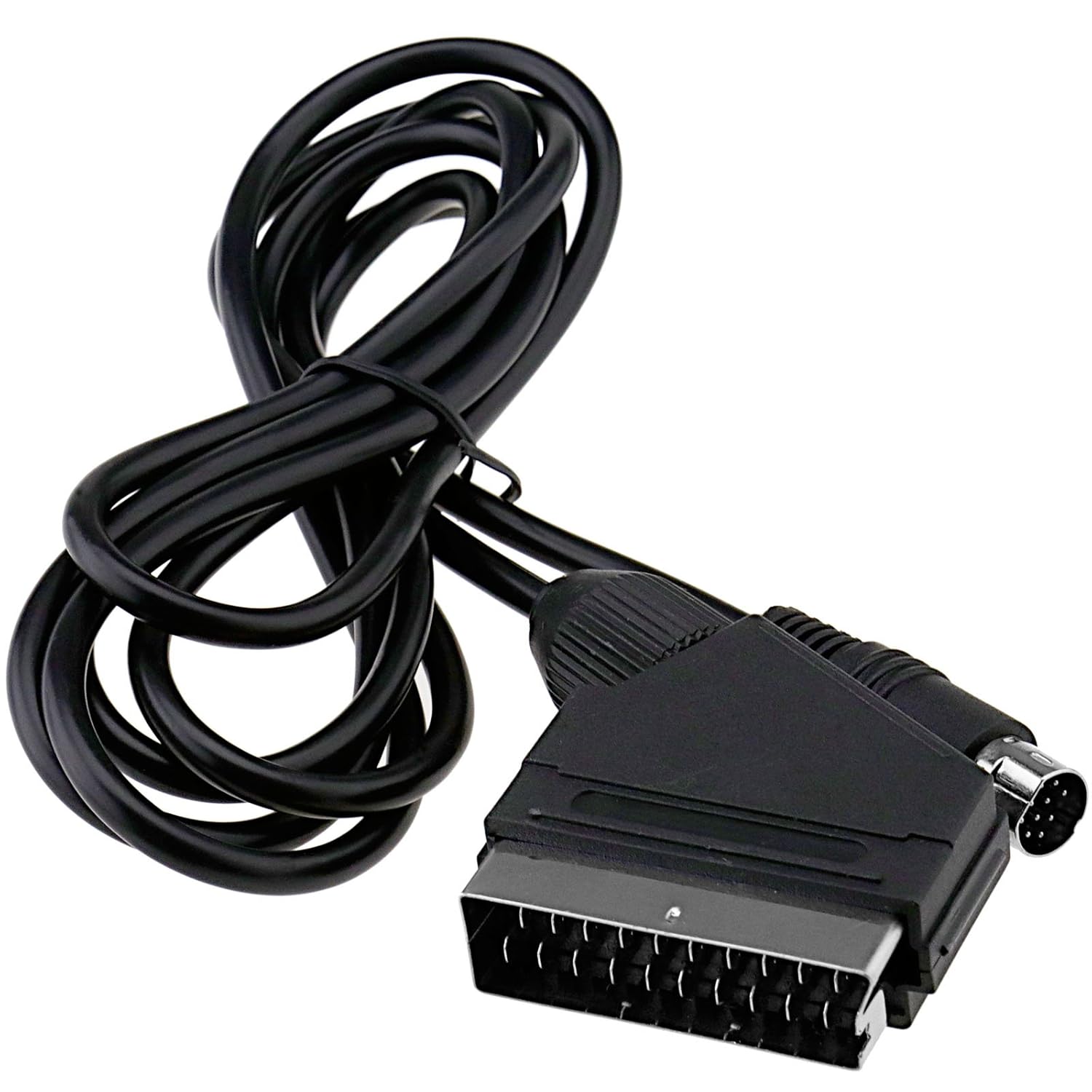 Real RGB SCART Cable TV Lead for Sega Saturn | High-Quality AV Video Cable | Clear Picture & True Color Output