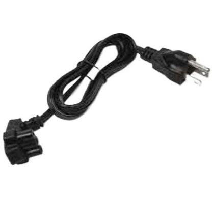 1 Meter 3 Prong Flat AC Power Cord Cable for D-ell PA-10 / PA-12 Laptop Charger – Straight Power Cable Replacement