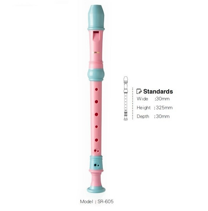 Soprano Vertical Flute, Chinese Recorder, Upright Saxophone,  Musical Instruments, Alto Musician, 8 Hole, Sling  SHEPHERD SR-605