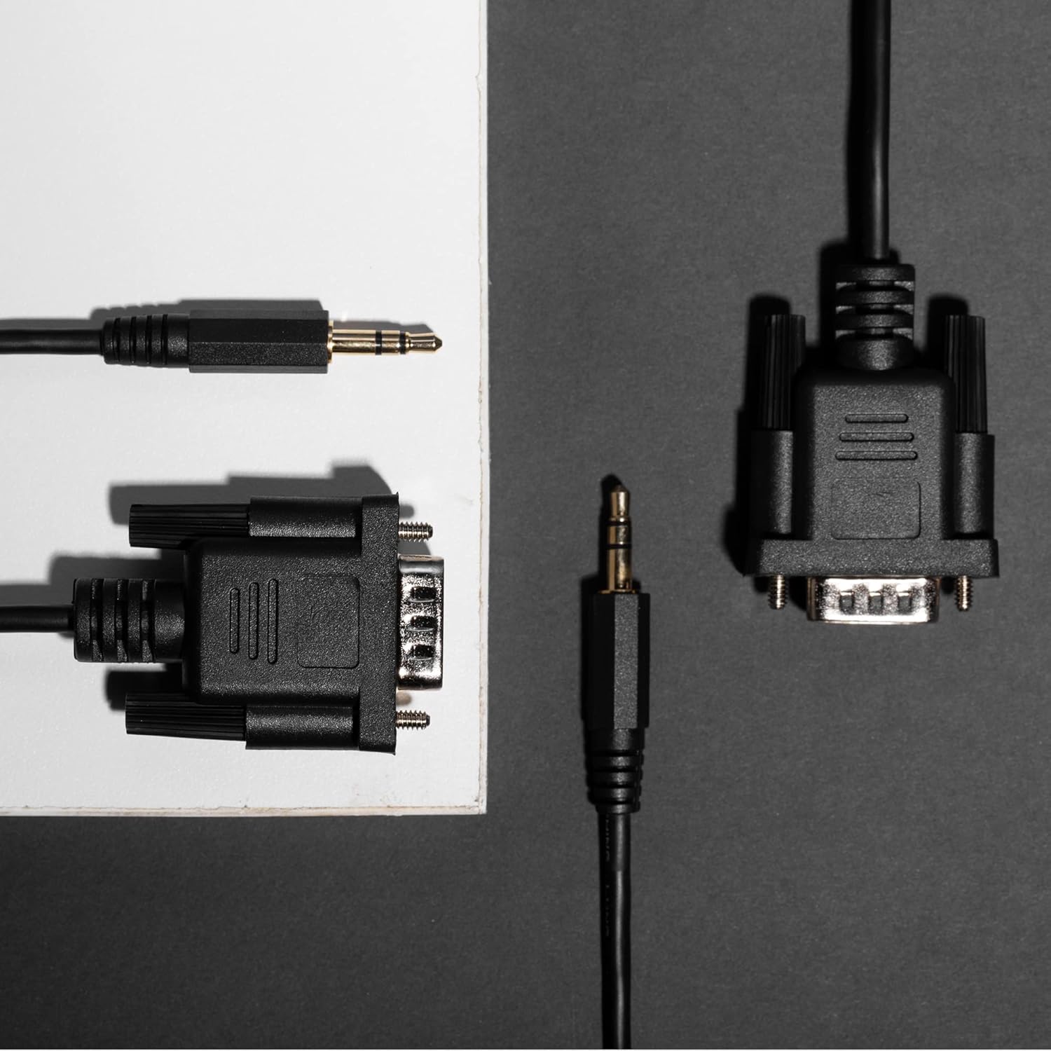 RS232 DB9 to 3.5mm 4-Pole Stereo Aux Cable 2 Meter – High Quality Data Transfer Serial Cable