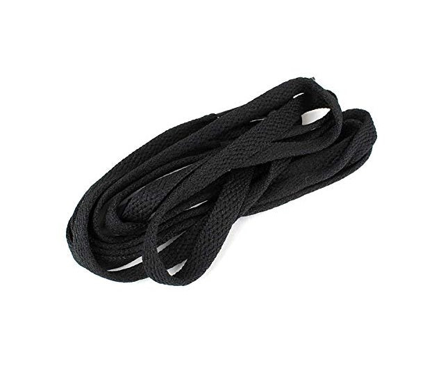 Vist Fox Strap Shoelaces Stretch Lock Shoe Laces with Blue Metal Buckle