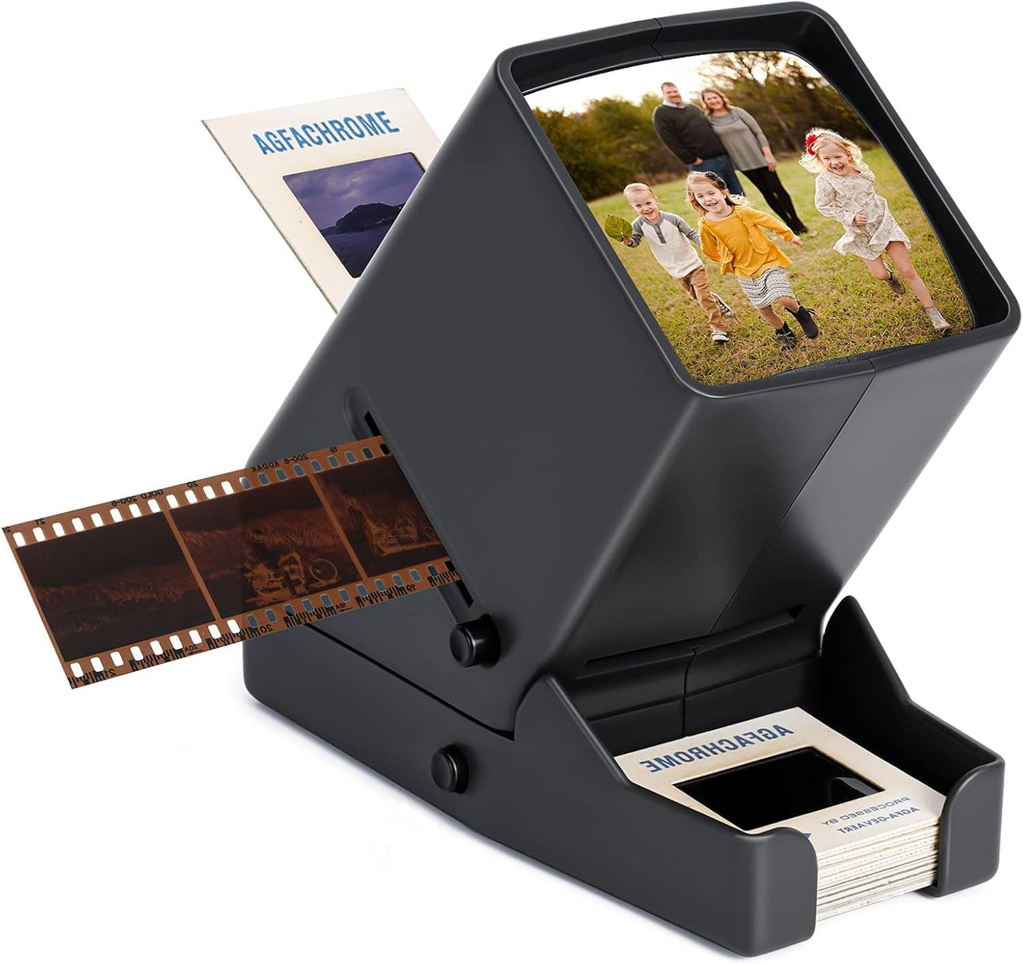 35mm Slide Viewer, Film Negative and Slide and Film Viewer with 3X Magnification and LED Lighted Illuminated Viewing, USB Powered  Slides & Film Negatives Viewer