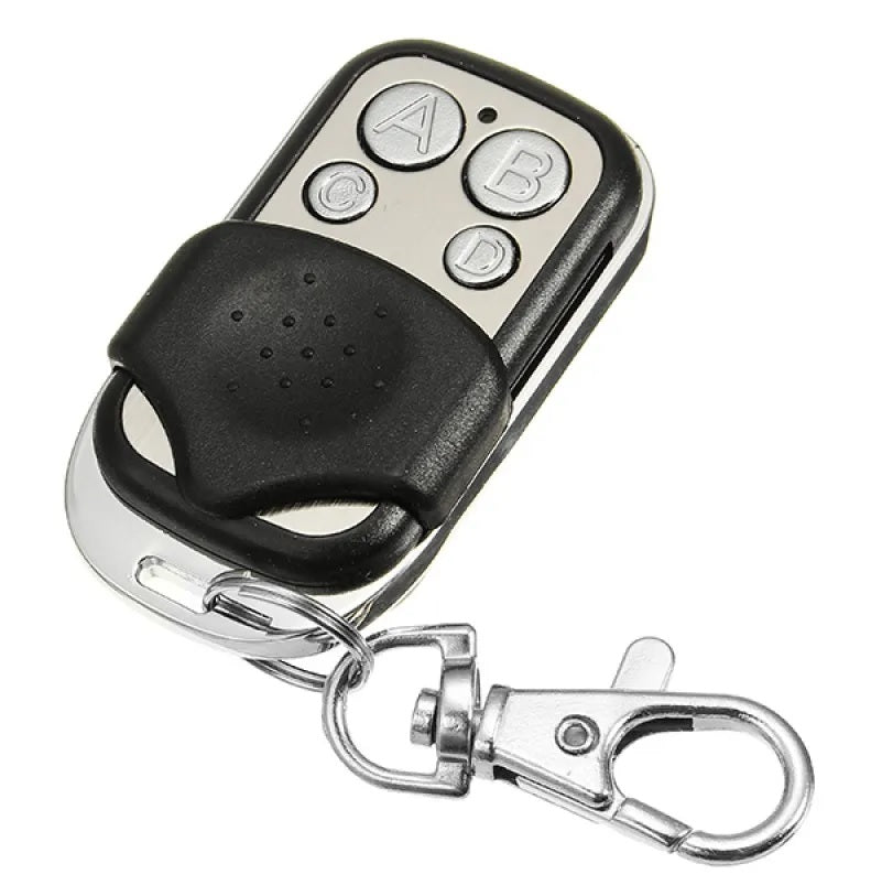 433Mhz Wireless Remote Control 4 Channel Silver