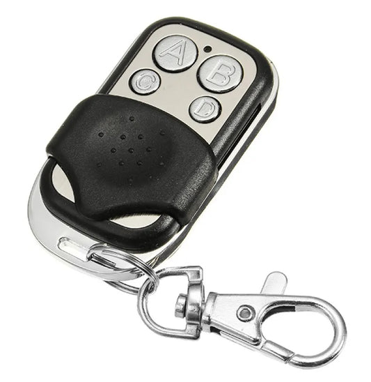 433Mhz Wireless Remote Control 4 Channel Silver