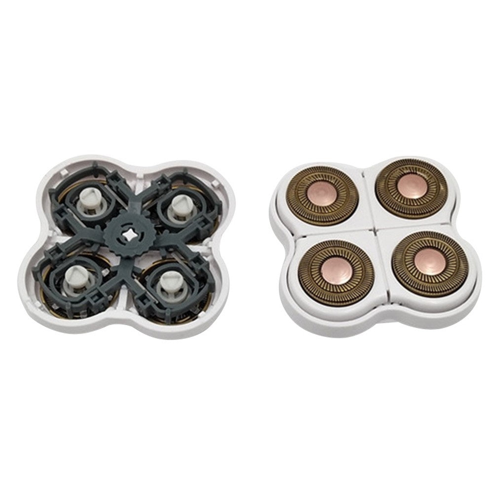 Finishing Touch Flawless Legs, Replacement Heads for Electric Razor 18 Carat Gold