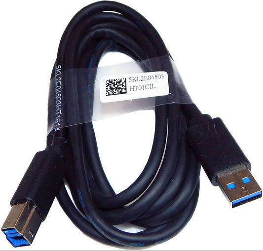 Hotron High Speed USB 3.0 A-B Male to Male Cable 5Gbps – Durable Black Data Transfer Cable for Printers, Scanners & External Hard Drives
