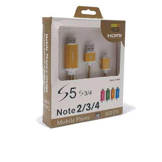 MHL to HDMI Media adapter S-M09 for S3 S4 Note 2 Note 3-usb micro11pin usb full hd 1080