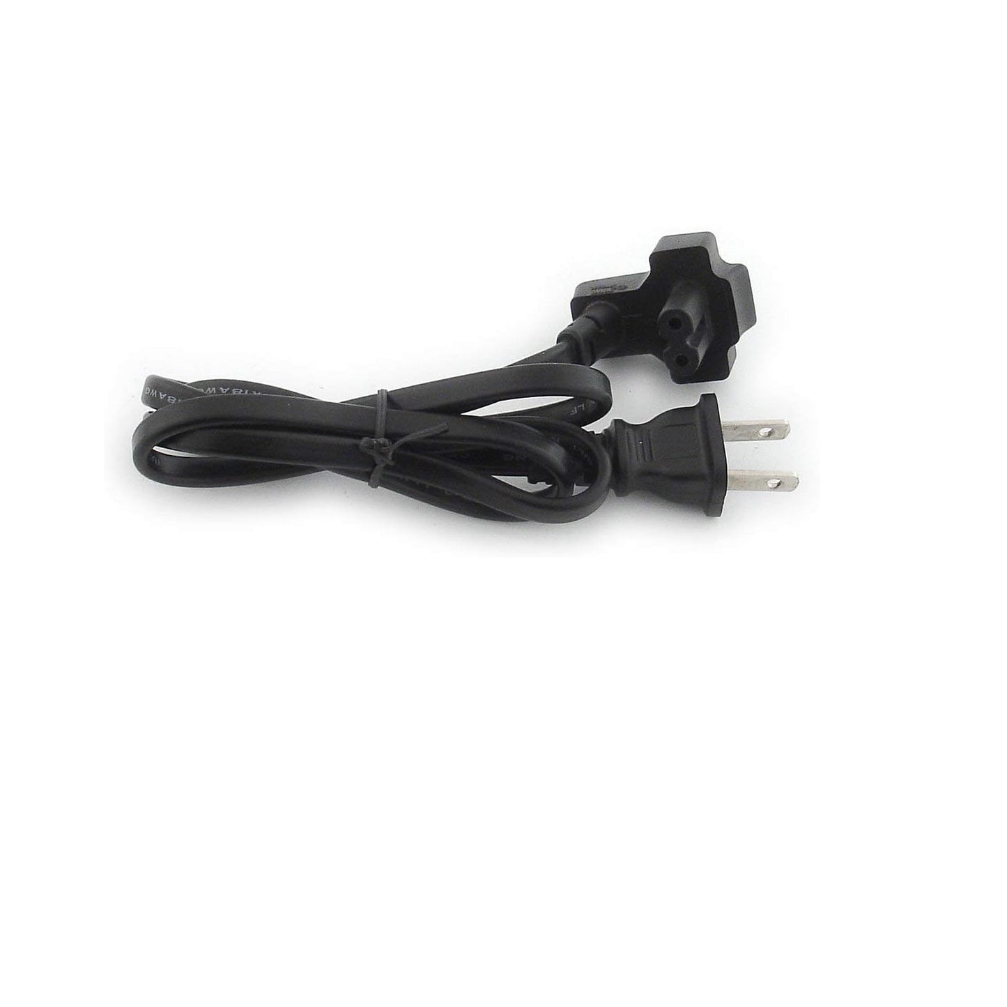 125V 3A 2-Pin Prong Power Cord – Durable AC Power Cable for Electronics, Chargers & Small Appliances (High Quality, Universal Use)