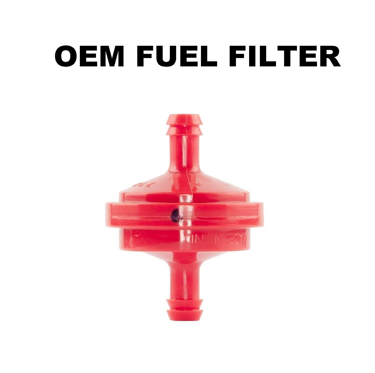Genuine OEM Briggs & Stratton 5018 Fuel Filter Assembly – 150 Micron Inline Fuel Filter for 7-15 HP Lawn Mower, Riding Mower & Tractor Engines