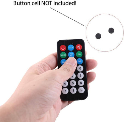 Remote Control for 12V Car Bluetooth MP3 Decoder Board | Wireless Multimedia Controller for USB TF FM AUX Player