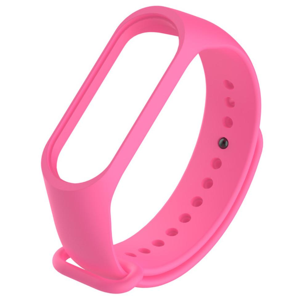 Replacement Silicone Wristband For Xiaomi MI Band 4/3 M4 Smart Bracelet Wristband Accessories Hot Pink