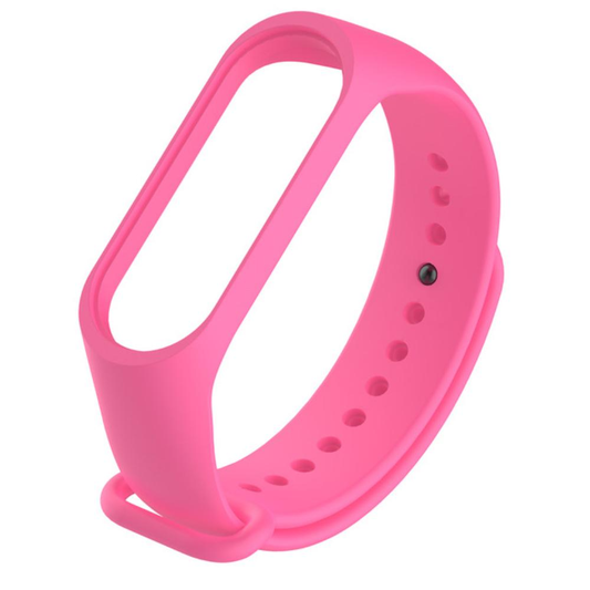 Replacement Silicone Wristband For Xiaomi MI Band 4/3 M4 Smart Bracelet Wristband Accessories Hot Pink