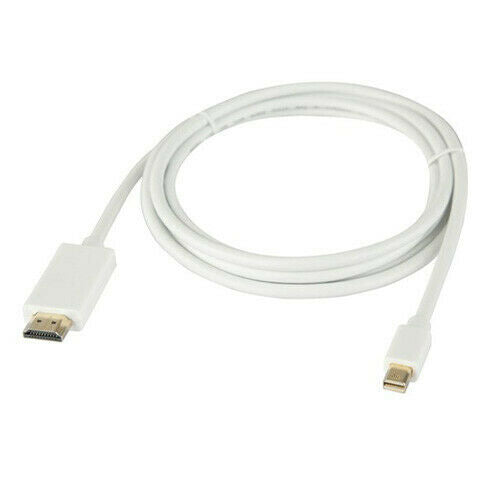 Mini DisplayPort DP to HDMI HD Adapter Cable - White (1.8m)