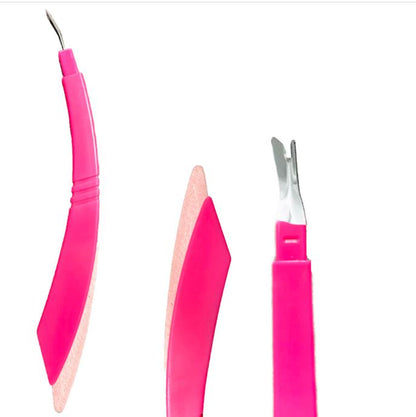 Professional Cuticle Remover with Nail Stone Line Tool – Precision Manicure & Nail Art