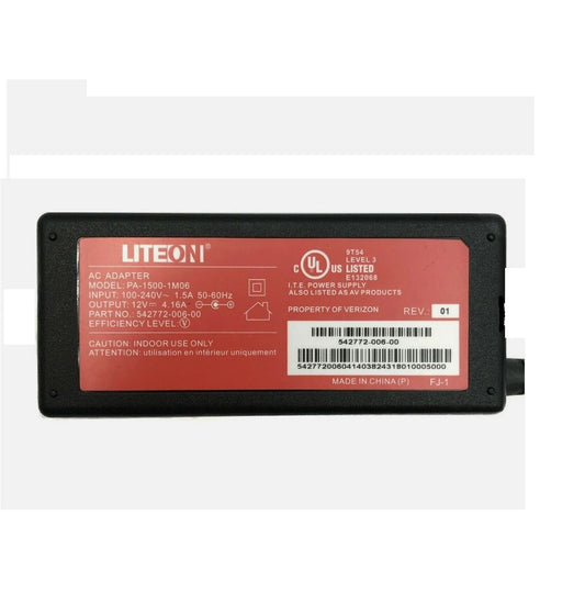12V 4A Original Lite-On AC Adapter Power Supply – 5.5mm x 3.5mm Barrel Pin