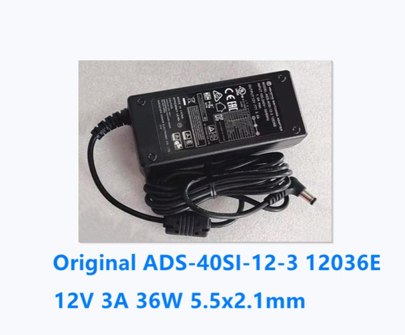 12V 3A 36W New Genuine HOIOTO AC DC Adapter 5.5×2.1mm For Lcd Monitor Power Supply Charger Cctv Camera Led Fan Battery DVR NVR All 12v etc 12V 3.0A ADS-40SI-12-3 12036E 12.0V Switching Adapter Power Supply 12036 Energy Saving A One Long Life Hi Quality Pr