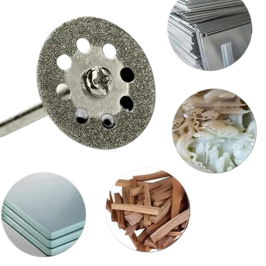 5Pcs Diamond Cutting Discs Metal Saw Blade Set HSS Mini Circular Saw Blade For Rotary Tools Resin Cut-Off Wheels Diamond 22mm
