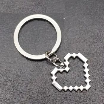 Love Key Ring Stainless Steel mini metal Gift Key Chain A