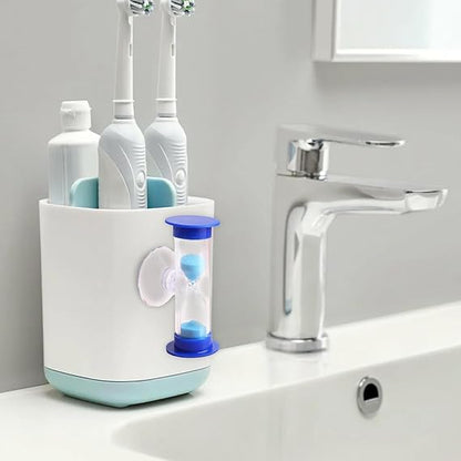Childrenworld 3-minute Sandglass Timer Colorful Kids Toothbrush Timer with Suction Cup 3 Minutes Sand Timer for Efficient Time Management at Home Fun