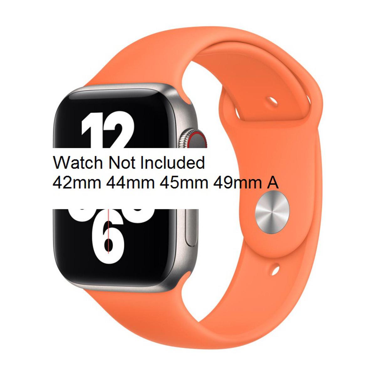 new fashion color full Sport Band Watch 42mm / 44mm / 45mm / 49mm Kumquat (MYD22)