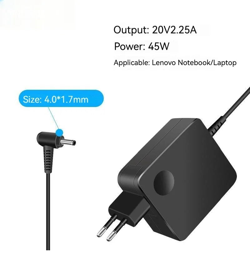20V 2.25A 45W Laptop Power Adapter for Lenovo charger Ideapad 100 100s yoga310 yoga510 AC Adapter Charger 4.0*1.7mm  Model PA-1450-55LL