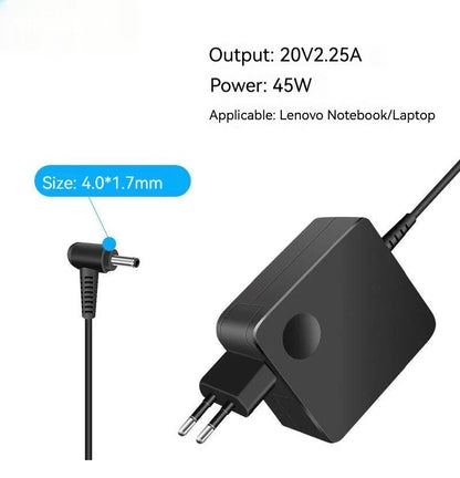 20V 2.25A 45W Laptop Power Adapter for Lenovo charger Ideapad 100 100s yoga310 yoga510 AC Adapter Charger 4.0*1.7mm  Model PA-1450-55LL