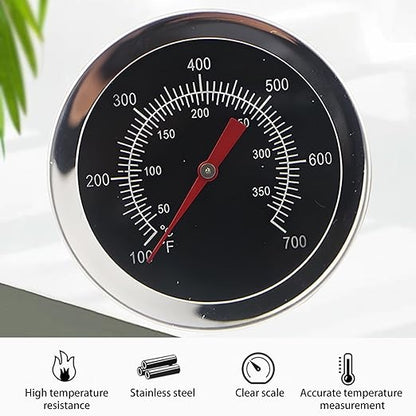 Waterproof BBQ Grill Thermometer Instant Read Meat Thermometer with  Long Stainless Steel Probe