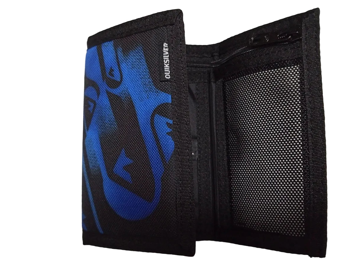 Recycled Polyester Wallet | Compact Card Holder with Coin Pocket &amp; ID Slot | Slim Fold Wallet for Men &amp; Women