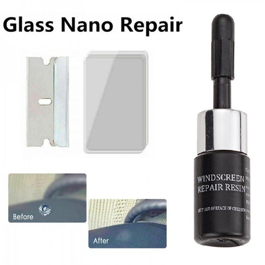 Windshield Repair Kit Quick Fix Car Cracked Glass Windscreen Tool Resin Sealer