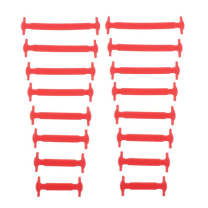Adult Silicone Elastic Shoelaces Fashion  Athletic No Tie Shoe Lace All Sneakers Fit Quick Shoe Lace