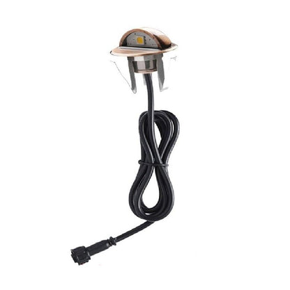 LED Deck Lights Kit 1PCS Low Voltage 1.38W IP67 Waterproof Stair Light – Warm White Outdoor Garden, Yard, Pathway & Step Landscape Lighting