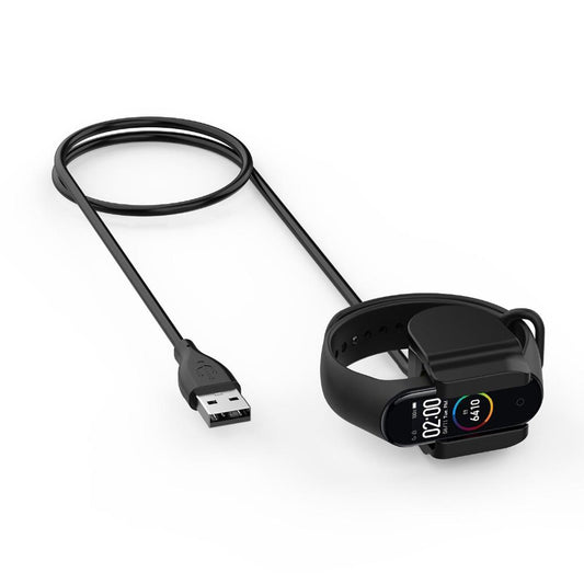 Mi Band 4/5 Charger Clip On Charging Cable, 30cm Gold Plated Pins Hi Quality Long Life Product for mi 4/5 Charging Cable No need to Remove mi4/5 band from Strap