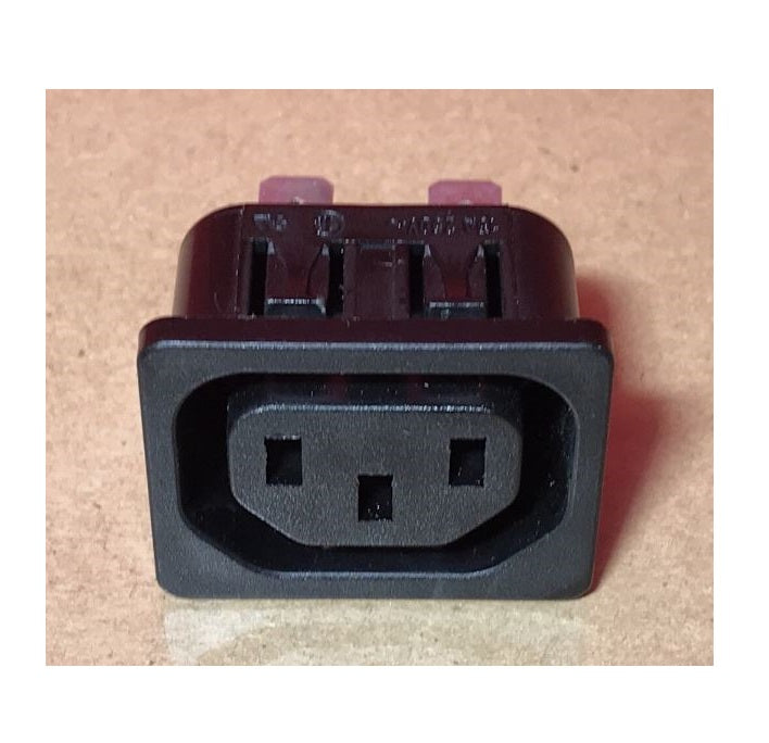 Brand new AC 250V 10A 3-Pin Panel Mount Power Inlet Socket Female Receptacle – Heavy Duty Electrical Power Connector 15A 250V