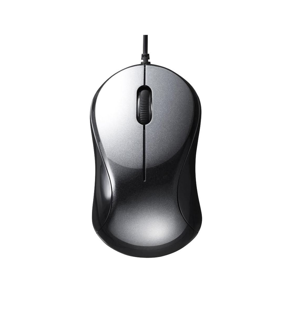 Wired Blue LED Silent USB 3 Button Mouse Buffalo Black BSMBU108 – Quiet Click, High Precision Optical Mouse for PC & Laptop