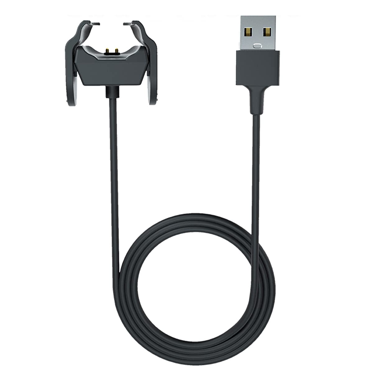 Xiaomi Mi Band 3/4 Charger Clip On Charging Cable, Gold Plated Pins Hi Quality Long Life Product for mi 4 Charging Cable No need to Remove mi4 band from Strap