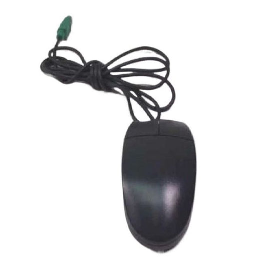 M-S34 Black Trackball USB Mouse with 2 Meter Cable – Branded Optical Trackball Mouse for PC, Computer & PS/2 Compatible Ergonomic Design
