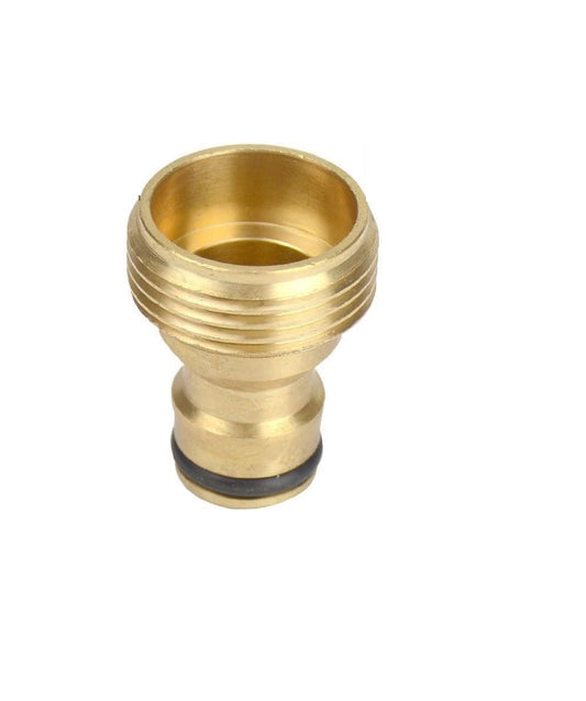 Brass Male Thread Faucet Hose Nozzle Quick Connect Adapter – Durable Rustproof Garden Tap Connector for Hose Pipe