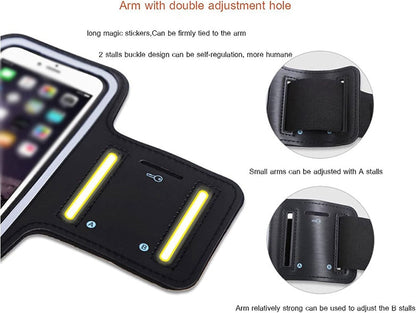 Universal Phone Running Case 14 x 8 cm Telefoon Arm Band Exercise Case Mobile Bracelet Phone Holder Sport Brassard City Night Run
