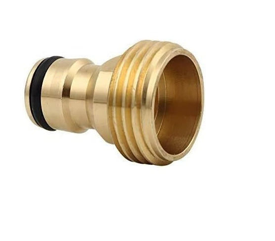 Brass Male Thread Faucet Hose Nozzle Quick Connect Adapter – Durable Rustproof Garden Tap Connector for Hose Pipe