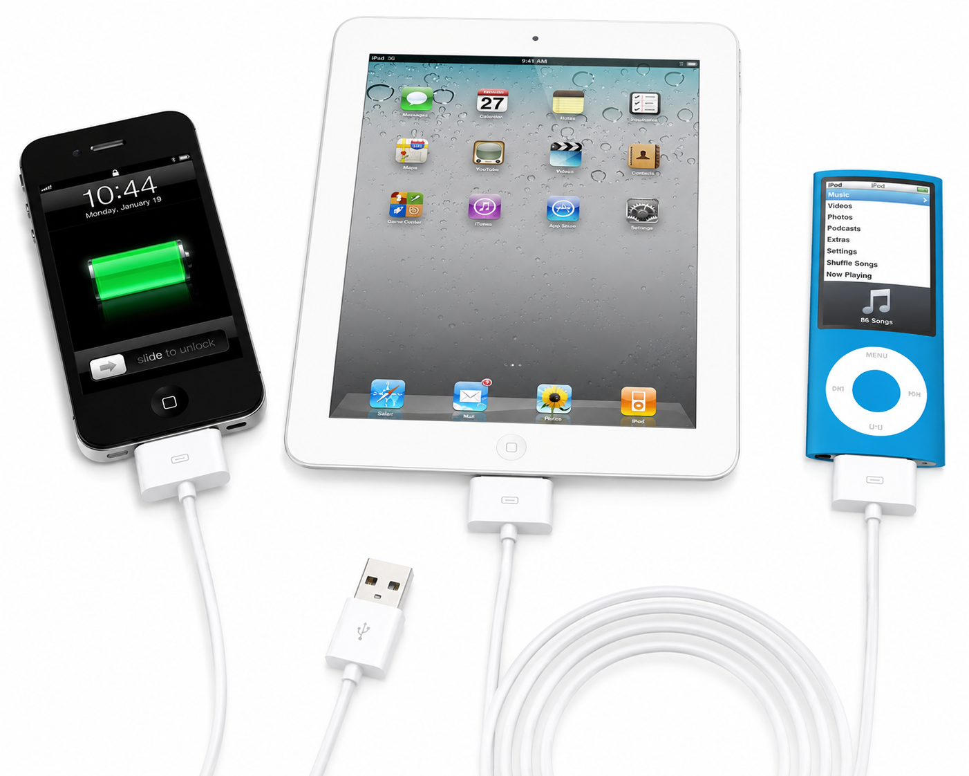 30 Pin USB Cable