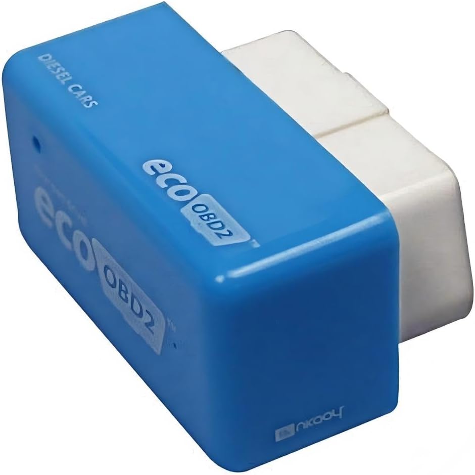 Eco OBD2 Fuel Saver Device for Diesel Cars | OBD II Plug & Play Diagnostic Port Accessory | Blue