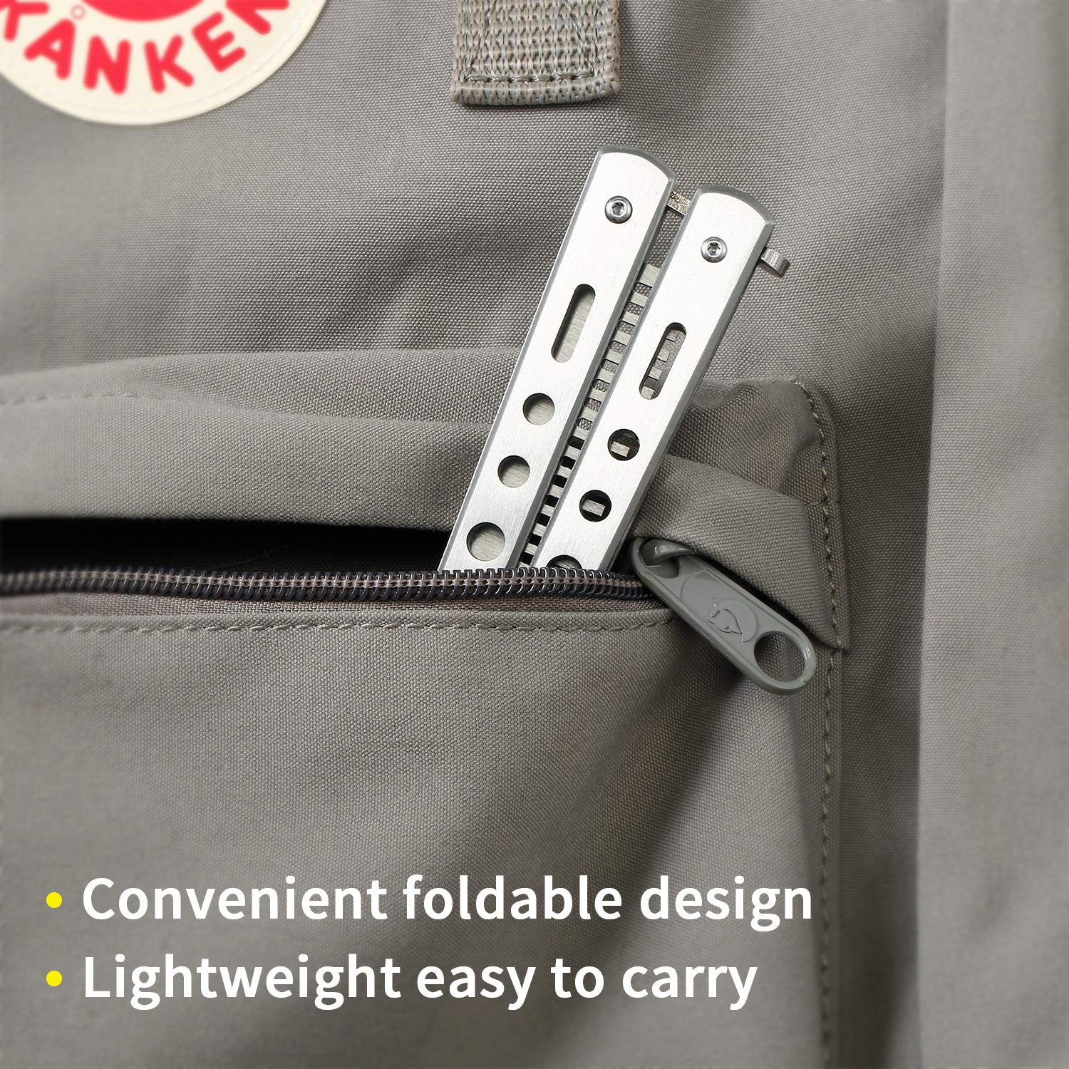 Stainless Steel Folding Practice Comb