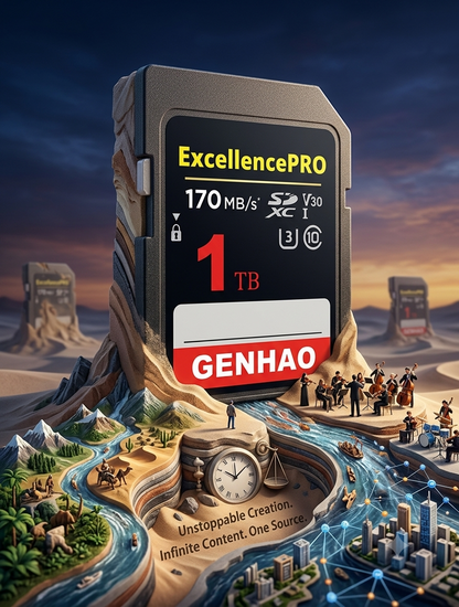 SDXC Memory Card 1TB (1024GB) | UHS-I U3 Class 10 | Up to 170MB/s | High-Speed SD Card for DSLR, 4K Camera &amp; HD Camcorder