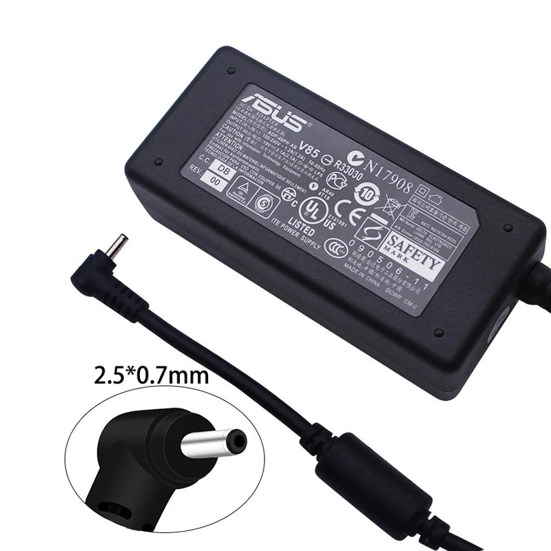 **⚡ Eee Netbook Charger – 19V 2.1A Power Adapter (2.5 × 0.7mm Tip)