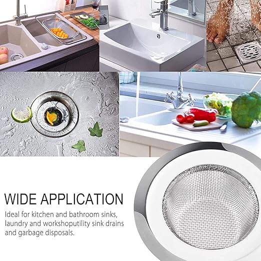 stainless steel kitchen sink basket waste strainer Perforated wash basin Mesh Filter