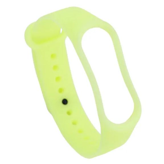 Luminous Silicone Fluorescent green Strap for Xiaomi Mi Band 3/4 , Glow In The Dark Replacement Band Bracelet for Mi Band 3/4 online Sale