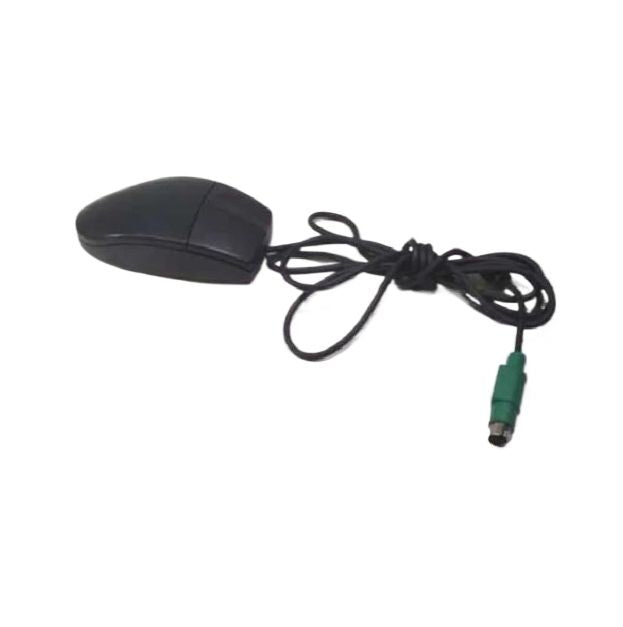M-S34 Black Trackball USB Mouse with 2 Meter Cable – Branded Optical Trackball Mouse for PC, Computer & PS/2 Compatible Ergonomic Design