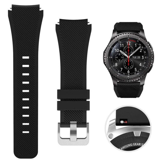 A One Silicone strap For Samsung Galaxy Watch 46mm/Huawei watch GT2/Amazfit GTR Replacement bracelet strap for Samsung Watch 3 22mm