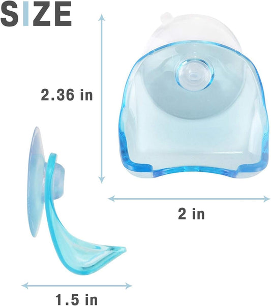 1PCS Plastic Razor Holder for Shower Wall - Suction Cup Razor Holder Razor Hooks for Bathroom Shaver Holder