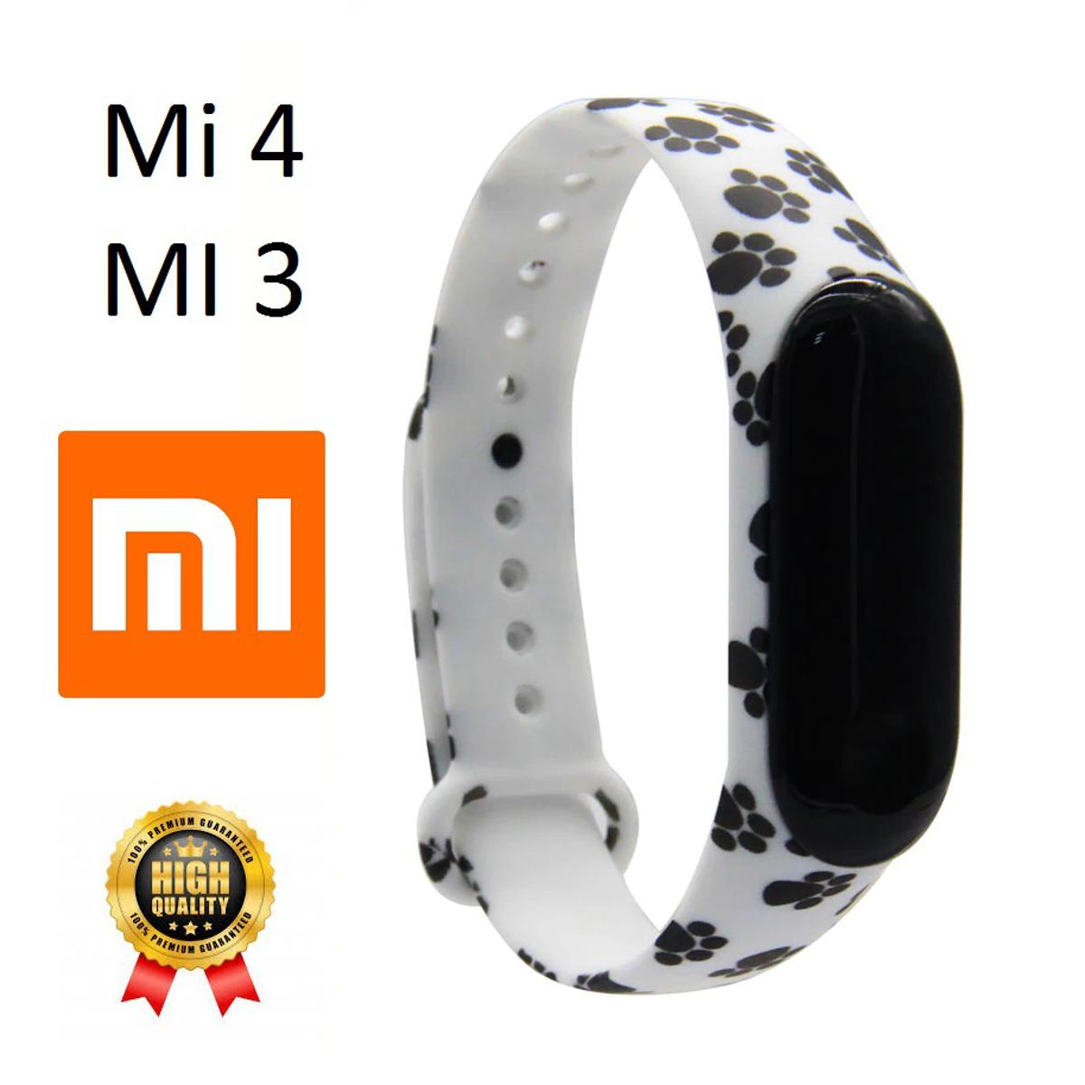 Mi4 Band Strap & Mi3 Band Strap Printed A One Natural Flowers Color Full Matching Girls & Boys Strap for Mi Replacement Waterproof Wrist Band Printed Strap for Xiaomi Mi Band 4 & 3 Smart Activity Tracker -Printed (Only 1 Strap - Chip not Included)